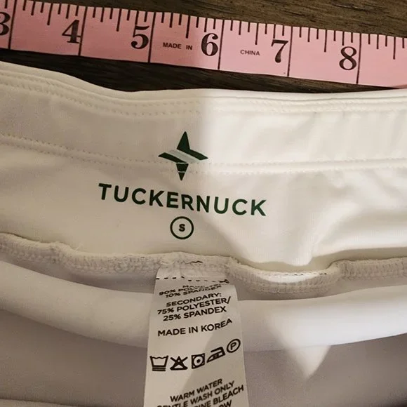 Tuckernuck White and Fresh Buds Tennis Skirt NWT White Small - Picture 7 of 9